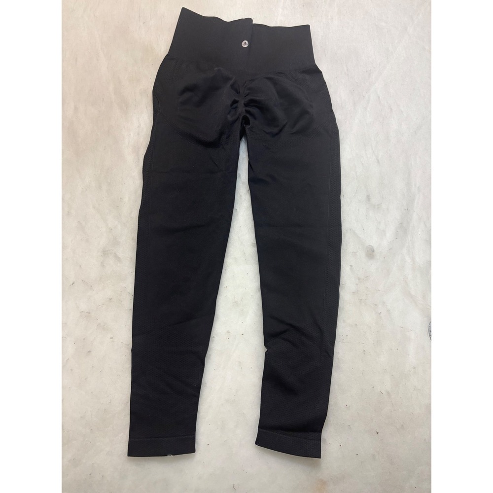Halara Seamless High‎ Waisted Workout Leggings Black Squat Proof Athleisure - Picture 8 of 10